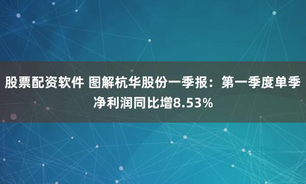 股票配资软件 图解杭华股份一季报：第一季度单季净利润同比增8.53%