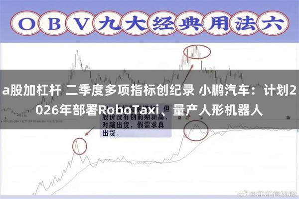 a股加杠杆 二季度多项指标创纪录 小鹏汽车：计划2026年部署RoboTaxi、量产人形机器人