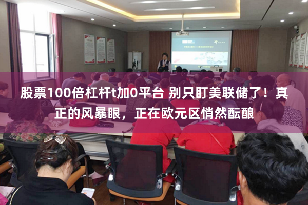 股票100倍杠杆t加0平台 别只盯美联储了！真正的风暴眼，正在欧元区悄然酝酿