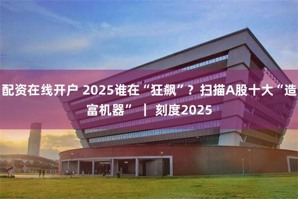配资在线开户 2025谁在“狂飙”？扫描A股十大“造富机器” ｜ 刻度2025