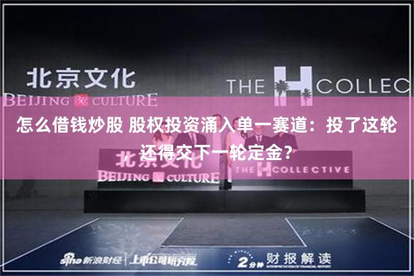怎么借钱炒股 股权投资涌入单一赛道：投了这轮，还得交下一轮定金？