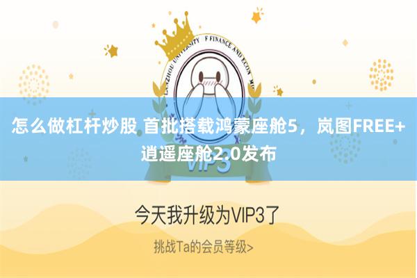 怎么做杠杆炒股 首批搭载鸿蒙座舱5，岚图FREE+逍遥座舱2.0发布