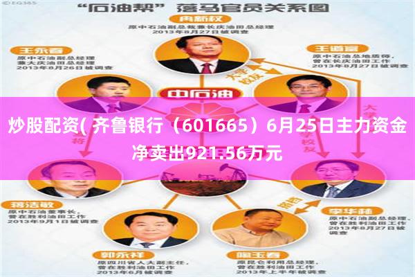 炒股配资( 齐鲁银行（601665）6月25日主力资金净卖出921.56万元
