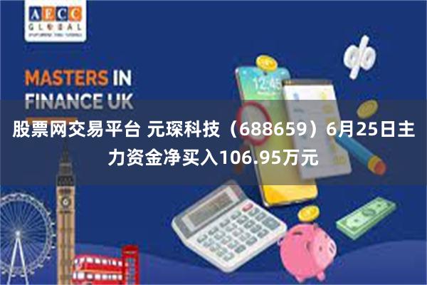 股票网交易平台 元琛科技（688659）6月25日主力资金净买入106.95万元