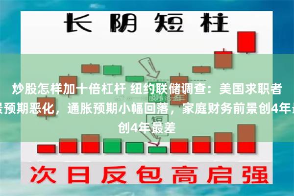 炒股怎样加十倍杠杆 纽约联储调查:美国求职者前景预期恶化,通胀预期小幅回落,家庭财务前景创4年最差