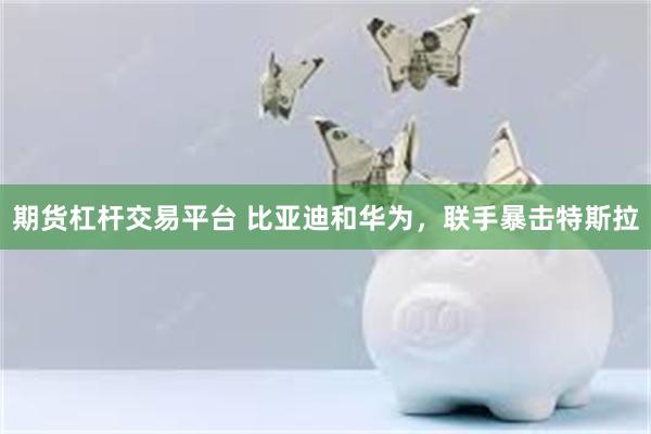 期货杠杆交易平台 比亚迪和华为,联手暴击特斯拉