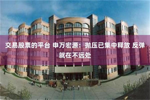 交易股票的平台 申万宏源：抛压已集中释放 反弹就在不远处
