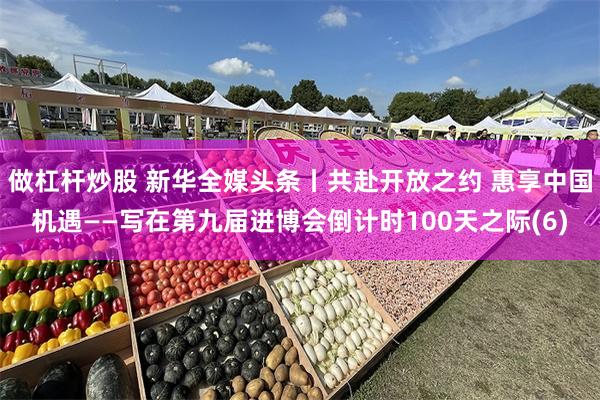 做杠杆炒股 新华全媒头条丨共赴开放之约 惠享中国机遇——写在第九届进博会倒计时100天之际(6)