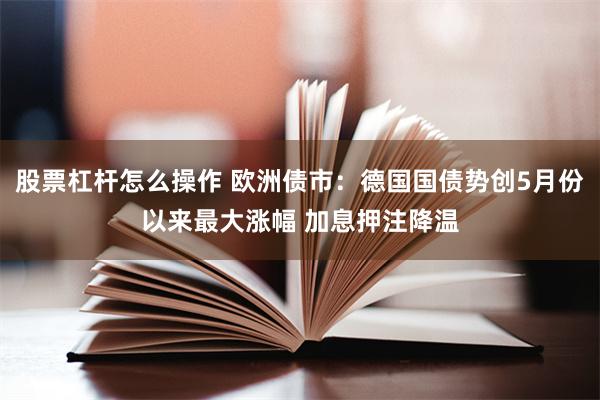 股票杠杆怎么操作 欧洲债市：德国国债势创5月份以来最大涨幅 加息押注降温