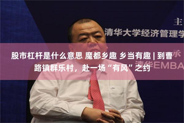 股市杠杆是什么意思 魔都乡趣 乡当有趣 | 到曹路镇群乐村，赴一场“有风”之约