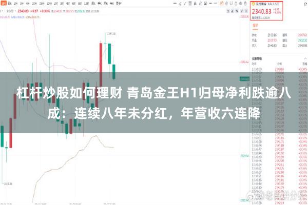 杠杆炒股如何理财 青岛金王H1归母净利跌逾八成：连续八年未分红，年营收六连降